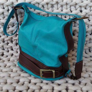 GENUINE LEATHER shoulder or crossbody bag